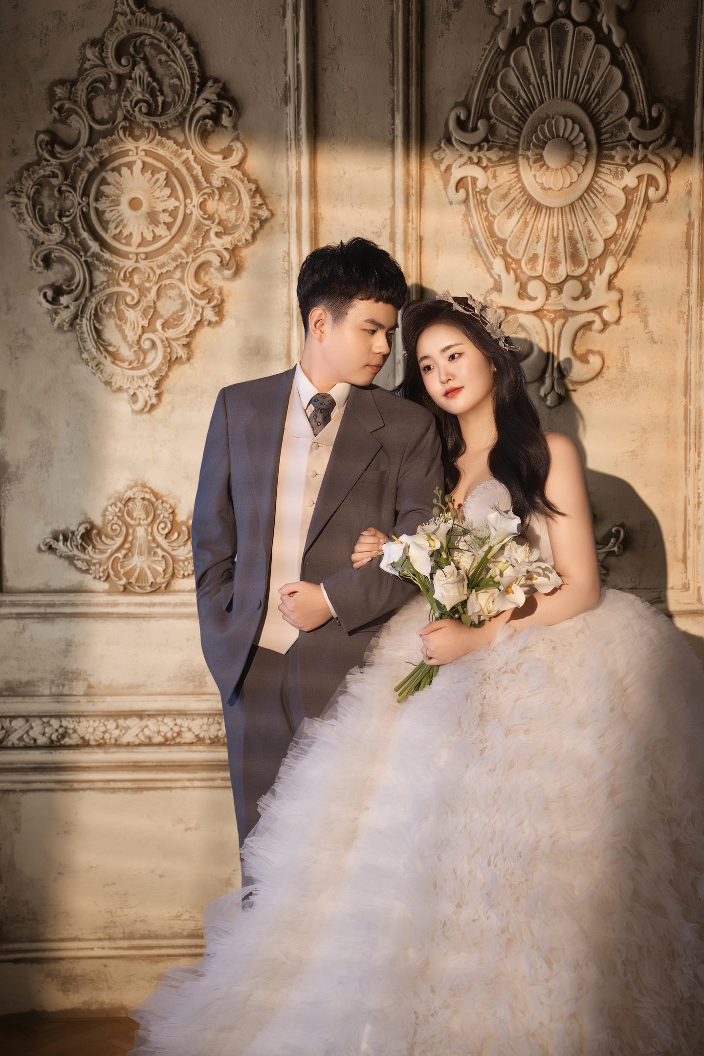 王元宽与朱源科婚纱照